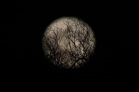 Supermoon in Caesarea